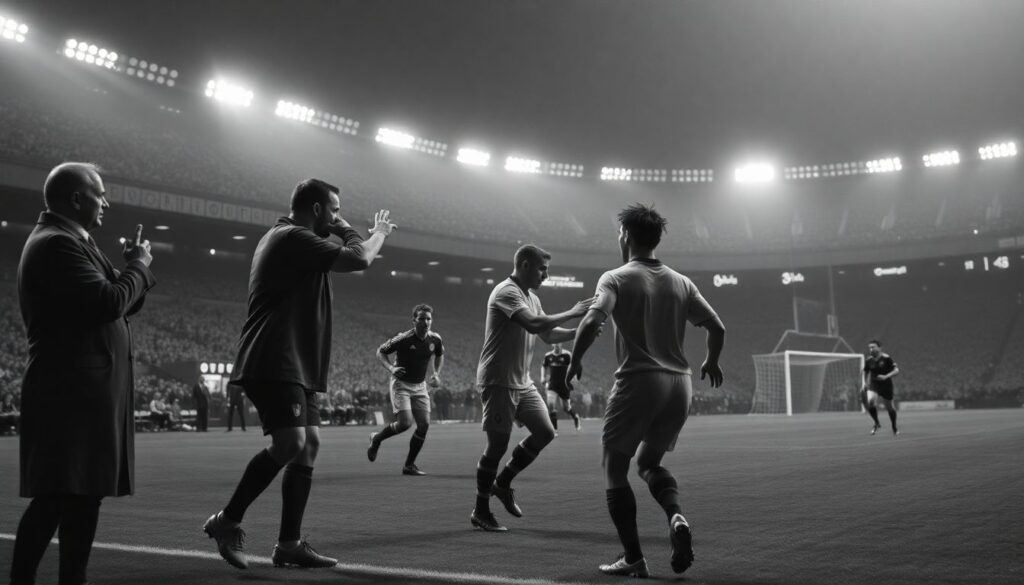 Голевые пасы как индикатор командной взаимосвязи на поле - иллюстрация